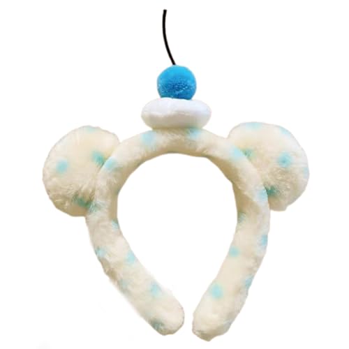 Uqezagpa Unique Plüschbärenohren Stirnband Verleiht Outfits Kopfbedeckung Für Kinder Und Erwachsene Die Cartoon Stile Lieben von Uqezagpa
