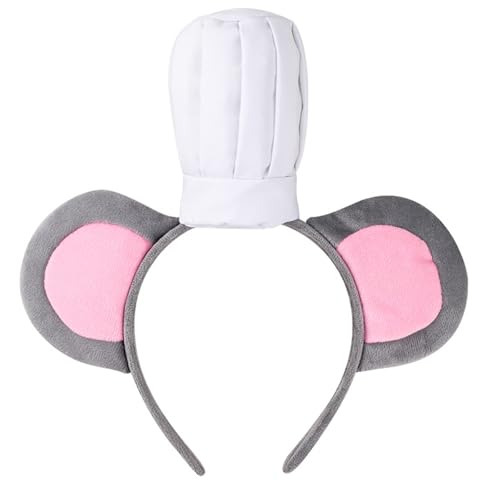 Uqezagpa Unisex-Kochhut, Haarreif, Restaurant, Arbeit, Stirnbänder, Halloween, Kopfschmuck für Küche, Themenpartys, Kostüm-Stirnbänder von Uqezagpa