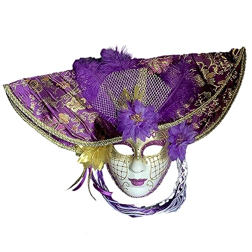 Uqezagpa Vollgesichtsmaskerade Halloween Karneval Kostüme Hochzeit Party Bälle Abschlussball für Damen Herren Damen für Maskerade Uqezagpa Vollgesichtsmaskerade Halloween Karneval Kostüme Hochzeit Party Bälle Abschlussball für Damen Herren Damen für Maskerade von Uqezagpa