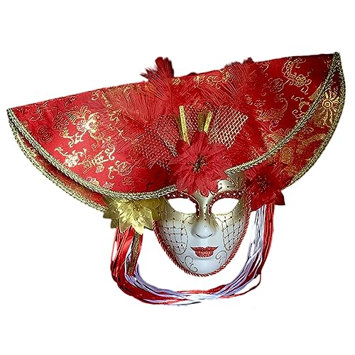 Uqezagpa Vollgesichtsmaskerade Halloween Karneval Kostüme Hochzeit Party Bälle Abschlussball für Damen Herren Damen für Maskerade Uqezagpa Vollgesichtsmaskerade Halloween Karneval Kostüme Hochzeit Party Bälle Abschlussball für Damen Herren Damen für Maskerade von Uqezagpa