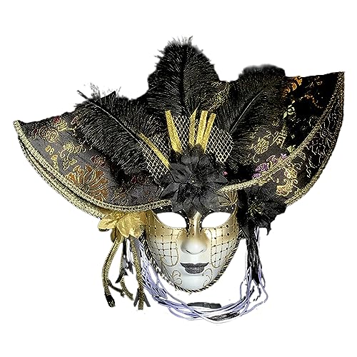 Uqezagpa Vollgesichtsmaskerade Halloween Karneval Kostüme Hochzeit Party Bälle Abschlussball für Damen Herren Damen für Maskerade Uqezagpa Vollgesichtsmaskerade Halloween Karneval Kostüme Hochzeit Party Bälle Abschlussball für Damen Herren Damen für Maskerade von Uqezagpa
