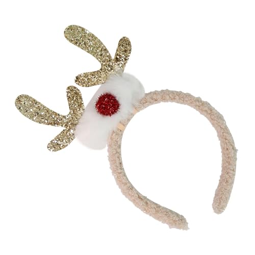 Uqezagpa Weihnachts-Rentier-Stirnband mit Ohren, festliches Elch-Kostüm, Haarschmuck, Kopfschmuck, Dekoration für Kinder, Urlaub, Party, Hirschkostüm Uqezagpa Weihnachts-Rentier-Stirnband mit Ohren, festliches Elch-Kostüm, Haarschmuck, Kopfschmuck, Dekoration für Kinder, Urlaub, Party, Hirschkostüm von Uqezagpa