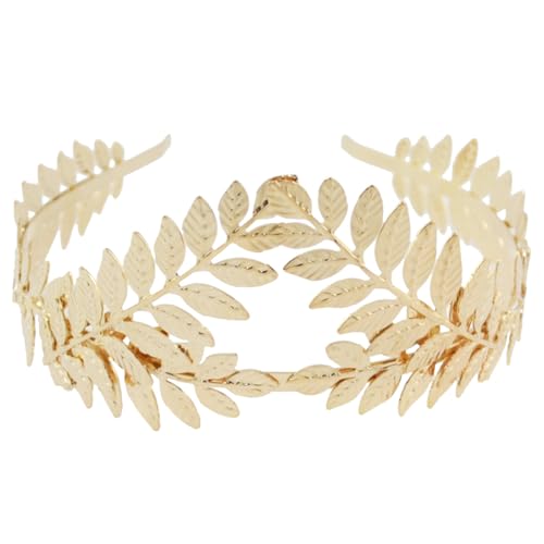 Uqezagpa Witch Griechisch Braut Stirnband Goldenes Blatt Für Karnevalsparty Handgefertigtes Party Kostüm Braut Zubehör Uqezagpa Witch Griechisch Braut Stirnband Goldenes Blatt Für Karnevalsparty Handgefertigtes Party Kostüm Braut Zubehör von Uqezagpa