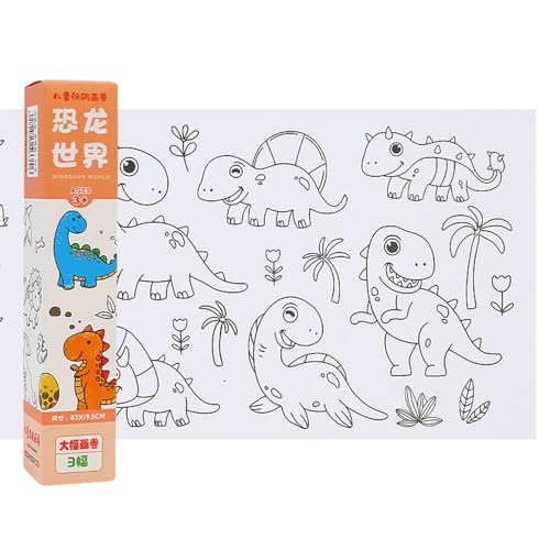 Uqezagpa Zeichenpapierrolle für Kinder, Graffiti-Rolle, inspiriert Kreativität, Malrolle für Kinder, Kunstbedarf, große Größe, Kinderkunstbedarf von Uqezagpa