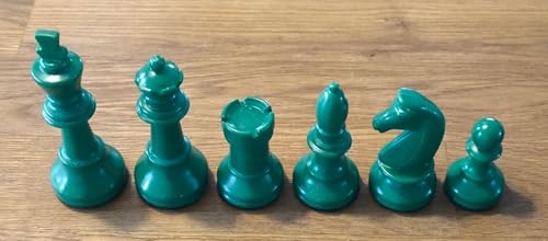 16 Schachfiguren | GRÜN | König 93 mm | robuster Kunststoff | Made in Germany 16 Schachfiguren | GRÜN | König 93 mm | robuster Kunststoff | Made in Germany von UrbanCore