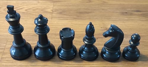 16 Schachfiguren | SCHWARZ | König 93 mm | robuster Kunststoff | Made in Germany 16 Schachfiguren | SCHWARZ | König 93 mm | robuster Kunststoff | Made in Germany von UrbanCore