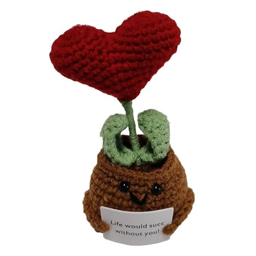 Urijk Pocket Hug Positive Kartoffel Mini-Plüsch Figuren Lustige Positive Anlage Puppe mit Positiver Karte Emotional Support Fruit Beste Aufmuntern Geschenke für Familie, Freunde, Patienten(7 * 5CM) von Urijk