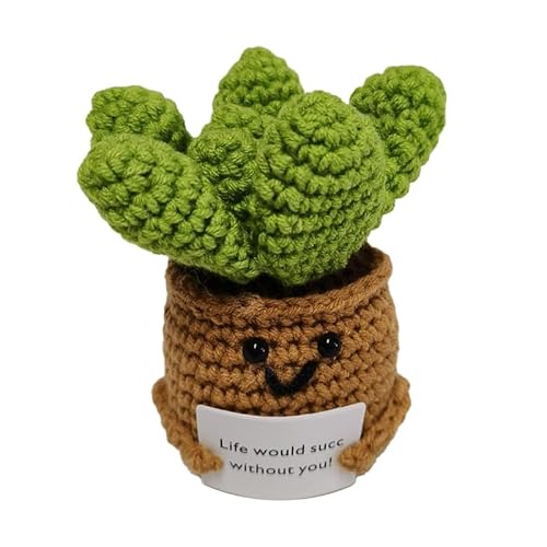 Urijk Pocket Hug Positive Kartoffel Mini-Plüsch Figuren Lustige Positive Anlage Puppe mit Positiver Karte Emotional Support Fruit Beste Aufmuntern Geschenke für Familie, Freunde, Patienten(7 * 5CM) von Urijk