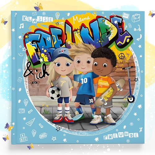 Urselli "Meine Freunde und ich Freundebuch Schule Mädchen und Jungen Graffiti Design | Freundschaftsbuch Grundschule | Meine Freunde Buch | Geschenk zur Einschulung | Schulfreundebuch zum Ausfüllen Urselli "Meine Freunde und ich Freundebuch Schule Mädchen und Jungen Graffiti Design | Freundschaftsbuch Grundschule | Meine Freunde Buch | Geschenk zur Einschulung | Schulfreundebuch zum Ausfüllen von Urselli