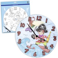 Ausmal-Uhr "Pirat", Ø 25cm Ausmal-Uhr "Pirat", Ø 25cm von Ursus