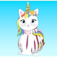 Kittycorn-Laterne zum selber Basteln, 32-teilig Kittycorn-Laterne zum selber Basteln, 32-teilig von Ursus