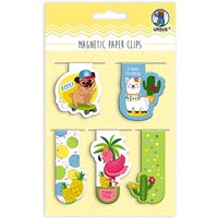 Magnetische Lesezeichen Funky im 5er Pack, ca. 4,5cm bis 6cm Magnetische Lesezeichen Funky im 5er Pack, ca. 4,5cm bis 6cm von Ursus