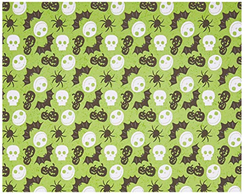 Ursus 11854603 - Fotokarton, Happy Halloween, DIN A4, 300 g/qm, 10 Blatt, beidseitig bedruckt, Vorder- und Rückseite in verschiedenen Motiven, aus Frischzellulose, Motiv 3, ideal für Papierkunstwerke von Ursus