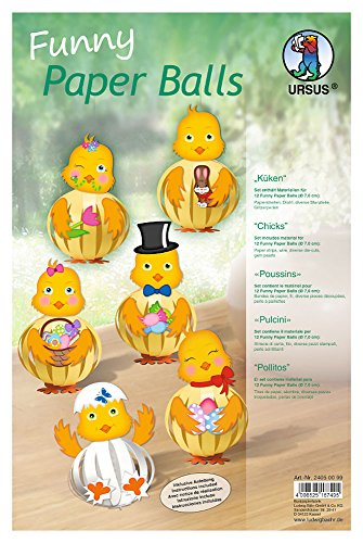 Ursus 24050099 - Funny Paper Balls Küken, enthält Materialien für 12 Figuren Ursus 24050099 - Funny Paper Balls Küken, enthält Materialien für 12 Figuren von Ursus
