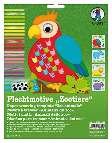 Ursus 28210002F - Flechtmotive Zootiere, inklusive Flechtstreifen und Wackelaugen Ursus 28210002F - Flechtmotive Zootiere, inklusive Flechtstreifen und Wackelaugen von Ursus