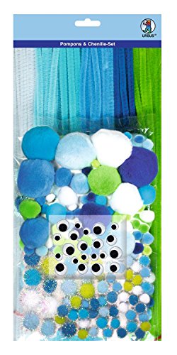 Ursus 39520004 - Pompons und Chenille Set 4, 300 Teile, in verschiedenen Größen und Farben, zum Basteln von lustigen Figuren und für andere kreative Ideen Ursus 39520004 - Pompons und Chenille Set 4, 300 Teile, in verschiedenen Größen und Farben, zum Basteln von lustigen Figuren und für andere kreative Ideen von Ursus
