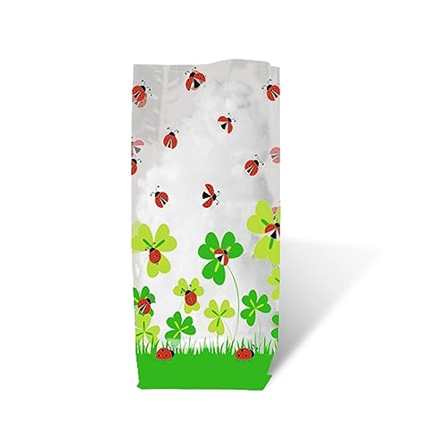 Ursus 5270000 - Geschenk Bodenbeutel, Marienkäfer, 10 Stück, aus lebensmittelechter Folie, ca. 14,5 x 23,5 cm, transparent, bedruckt, ideal für kleine Überraschungen Ursus 5270000 - Geschenk Bodenbeutel, Marienkäfer, 10 Stück, aus lebensmittelechter Folie, ca. 14,5 x 23,5 cm, transparent, bedruckt, ideal für kleine Überraschungen von Ursus