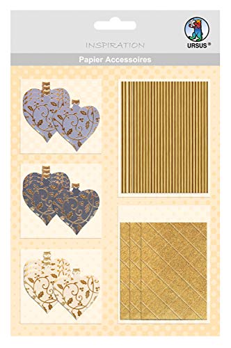 Ursus 56500015 - Papier Accessoires weihnachtliche Motive 16, 36 Stück in 6 verschiedenen Motiven, einseitig bedruckt und veredelt, ideal zur Verzierung von Karten, Scrapbooking und Geschenken Ursus 56500015 - Papier Accessoires weihnachtliche Motive 16, 36 Stück in 6 verschiedenen Motiven, einseitig bedruckt und veredelt, ideal zur Verzierung von Karten, Scrapbooking und Geschenken von Ursus