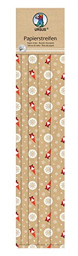 Ursus 57500011 - Papierstreifen Weihnachten, ca. 47,5 cm, 5 verschiedenen Breiten Ursus 57500011 - Papierstreifen Weihnachten, ca. 47,5 cm, 5 verschiedenen Breiten von Ursus