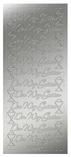 Ursus 593100114 - Kreativ Sticker Der Weg Gottes, silber, 5 Stickerbögen, selbstklebend, leicht abziehbar, ideal für Kartengestaltung, Scrapbooking und Dekorieren von Geschenken Ursus 593100114 - Kreativ Sticker Der Weg Gottes, silber, 5 Stickerbögen, selbstklebend, leicht abziehbar, ideal für Kartengestaltung, Scrapbooking und Dekorieren von Geschenken von Ursus