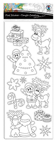 Ursus 59710004 - Flat Sticker, Tangle Creation Weihnachten, 4 Blatt, sortiert in verschiedenen Motiven Ursus 59710004 - Flat Sticker, Tangle Creation Weihnachten, 4 Blatt, sortiert in verschiedenen Motiven von Ursus