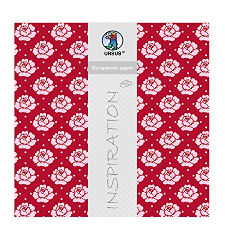 Ursus 709400101 - Scrapbook paper, Lotta 1, ca. 30,5 x 30,5 cm, 190 g/qm, 5 Blatt mit Banderole, beidseitig bedruckt, Vorder- und Rückseite in verschiedenen Farben und Motiven, Motiv 101 Ursus 709400101 - Scrapbook paper, Lotta 1, ca. 30,5 x 30,5 cm, 190 g/qm, 5 Blatt mit Banderole, beidseitig bedruckt, Vorder- und Rückseite in verschiedenen Farben und Motiven, Motiv 101 von Ursus