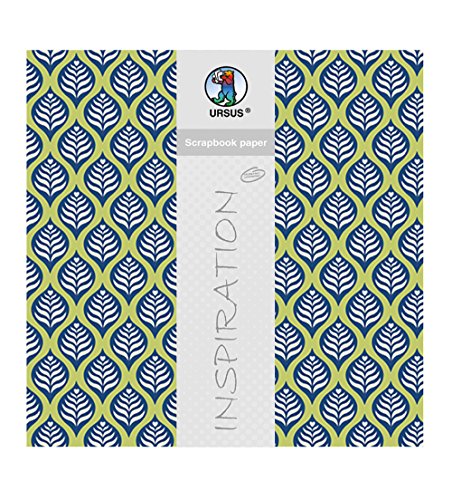 Ursus 709400106 - Scrapbook paper, Lotta 1, ca. 30,5 x 30,5 cm, 190 g/qm, 5 Blatt mit Banderole, beidseitig bedruckt, Vorder- und Rückseite in verschiedenen Farben und Motiven, Motiv 106 Ursus 709400106 - Scrapbook paper, Lotta 1, ca. 30,5 x 30,5 cm, 190 g/qm, 5 Blatt mit Banderole, beidseitig bedruckt, Vorder- und Rückseite in verschiedenen Farben und Motiven, Motiv 106 von Ursus