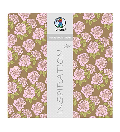 Ursus 709400116 - Scrapbook paper, Lotta 1, ca. 30,5 x 30,5 cm, 190 g/qm, 5 Blatt mit Banderole, beidseitig bedruckt, Vorder- und Rückseite in verschiedenen Farben und Motiven, Motiv 116 Ursus 709400116 - Scrapbook paper, Lotta 1, ca. 30,5 x 30,5 cm, 190 g/qm, 5 Blatt mit Banderole, beidseitig bedruckt, Vorder- und Rückseite in verschiedenen Farben und Motiven, Motiv 116 von Ursus