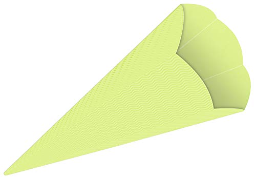 Ursus 9840050 - Schultüten 3D uni, apfelgrün, Rohlinge aus 3D Colorwellpappe 260 g/qm, 6 eckig, 5 Stück, Höhe ca. 68 cm, Durchmesser ca. 20 cm, zum Basteln einer individuellen Schultüte Ursus 9840050 - Schultüten 3D uni, apfelgrün, Rohlinge aus 3D Colorwellpappe 260 g/qm, 6 eckig, 5 Stück, Höhe ca. 68 cm, Durchmesser ca. 20 cm, zum Basteln einer individuellen Schultüte von Ursus