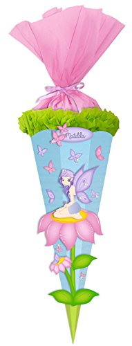 Ursus 9870003 - Schultüte Bastelset Easy Line Elfe, sechseckig, Höhe ca. 68 cm, Duchmesser ca. 20 cm, diverse Stanzteile, teilweise beglittert, inklusive Bastelanleitung, ideal für die Einschuluung Ursus 9870003 - Schultüte Bastelset Easy Line Elfe, sechseckig, Höhe ca. 68 cm, Duchmesser ca. 20 cm, diverse Stanzteile, teilweise beglittert, inklusive Bastelanleitung, ideal für die Einschuluung von Ursus