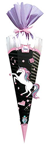 Ursus 9870016 - Bastelset Easy Line Einhorn, 6-eckig, aus vorgestanzter 3D-Colorwellpappe 260 g/qm, 68 cm, Durchmesser ca. 20 cm, zum Basteln Einer individuellen Schultüte, bunt Ursus 9870016 - Bastelset Easy Line Einhorn, 6-eckig, aus vorgestanzter 3D-Colorwellpappe 260 g/qm, 68 cm, Durchmesser ca. 20 cm, zum Basteln Einer individuellen Schultüte, bunt von Ursus