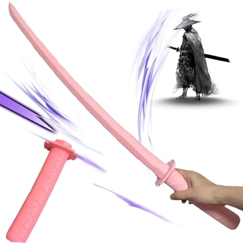 3D-Druck Fidget Samurai-Spielzeug, Schwerkraft, einziehbares Spielzeug / Kreatives Dekompressions-Trickspielzeug – 2 Farben ( Color : Pink ) von UsSpo