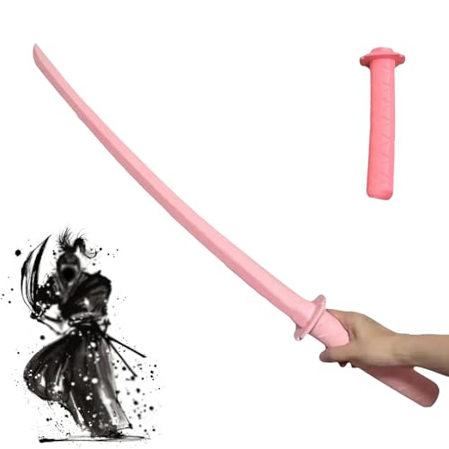 3D-Schwerkraft-einziehbares Samurai-Spielzeug, Handgefertigtes 3D-Druck-Kunst-Trend-Spielzeug - für Kinder und Erwachsene, Spielzeug zum Stressabbau ( Color : Pink ) von UsSpo