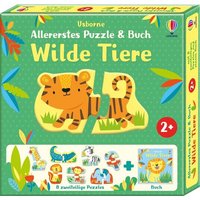 Allererstes Puzzle & Buch: Wilde Tiere von Usborne Publishing