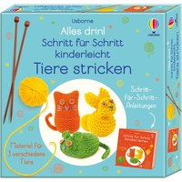 Alles drin! Schritt für Schritt kinderleicht Tiere stricken von Usborne Publishing