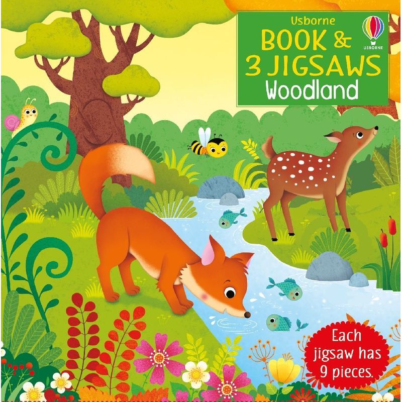 Usborne Book and 3 Jigsaws: Woodland von Usborne Publishing