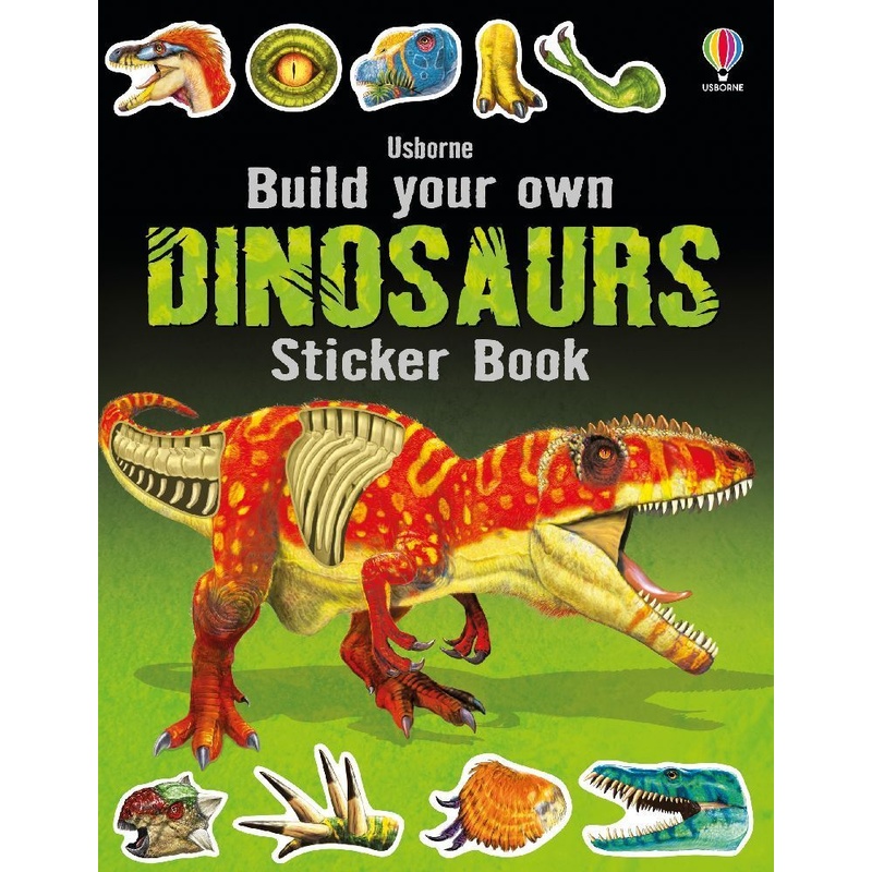 Build Your Own Dinosaurs Sticker Book von Usborne Publishing