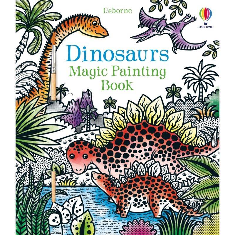 Dinosaurs Magic Painting Book von Usborne Publishing