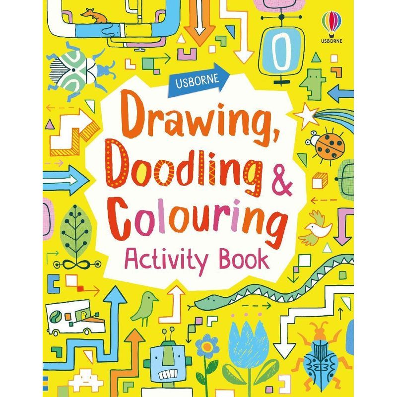 Drawing, Doodling and Colouring Activity Book von Usborne Publishing