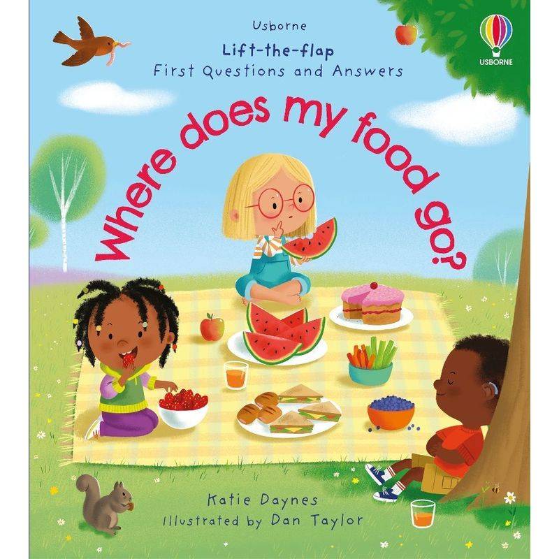 First Questions and Answers: Where does my food go? von Usborne Publishing