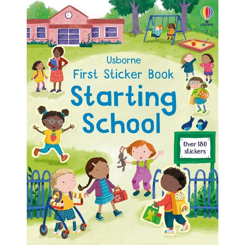 First Sticker Book Starting School von Usborne Publishing