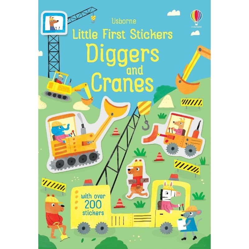 Little First Stickers Diggers and Cranes von Usborne Publishing