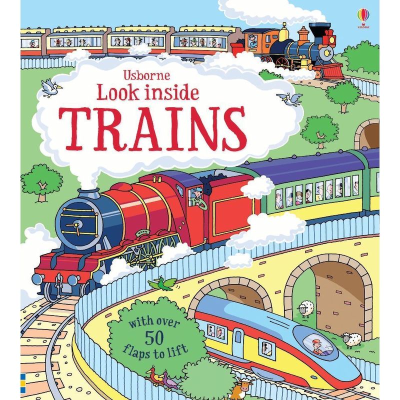 Look Inside Trains von Usborne Publishing