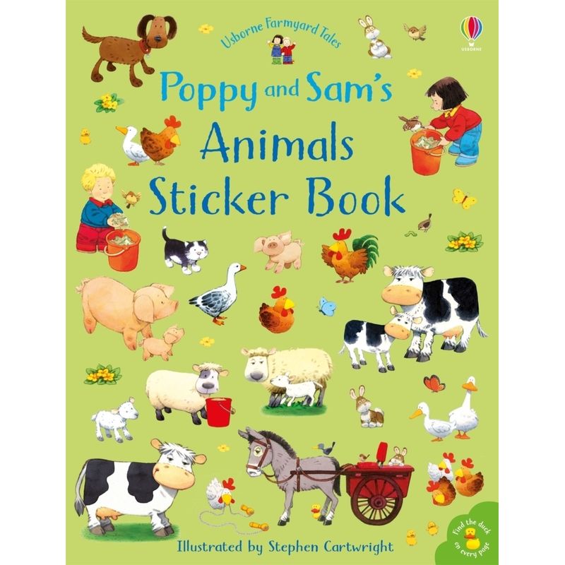 Poppy and Sam's Animals Sticker Book von Usborne Publishing