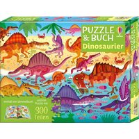 Puzzle & Buch: Dinosaurier von Usborne Publishing