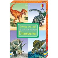 Schnapp und weg! Das superschnelle Kartenspiel: Dinosaurier von Usborne Publishing