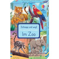 Schnapp und weg! Das superschnelle Kartenspiel: Im Zoo von Usborne Publishing