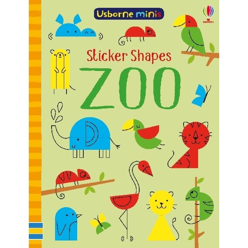 Sticker Shapes Zoo von Usborne Publishing