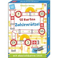 50 Karten: Zahlenrätsel 50 Karten: Zahlenrätsel von Usborne Verlag
