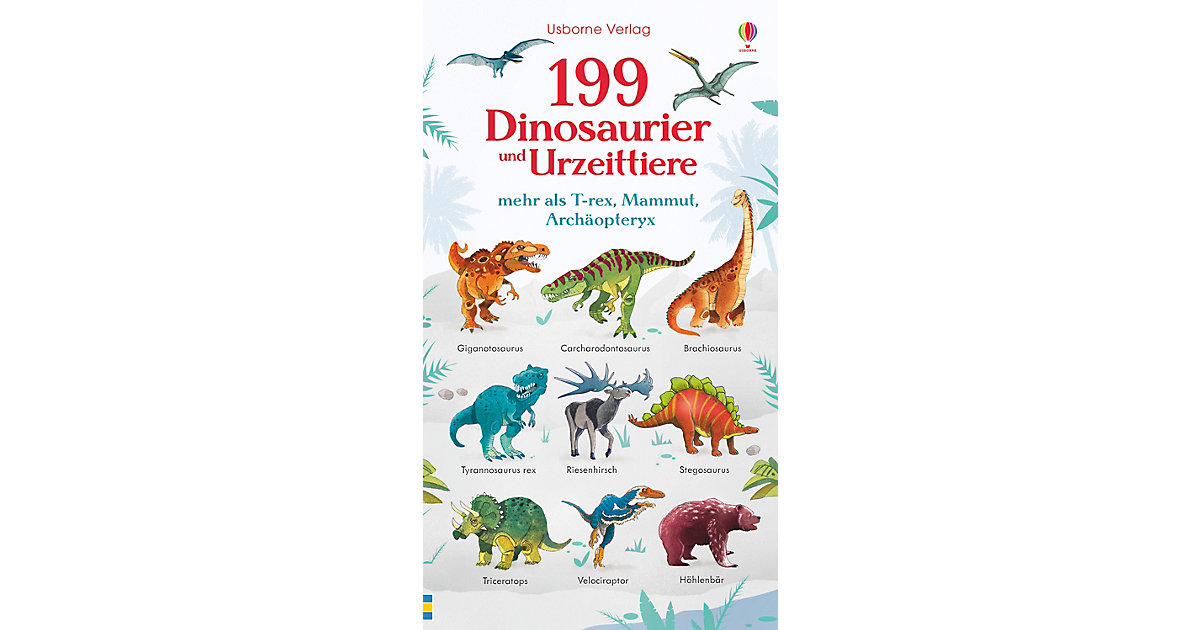 Buch - 199 Dinosaurier und Urzeittiere von Usborne Verlag